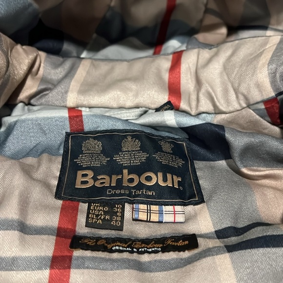 Barbour Millfire Brown Hooded Quilted Coat - Picture 3 of 6